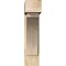 Ekena Millwork Thorton Block Rough Sawn Bracket w/ Offset Brace, Douglas Fir, 8"W x 26"D x 34"H BKT0806X26X34THR05RDF - alternate 3
